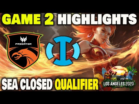 TNC PREDATOR VS IO DOTA2 GAME 2 ESL One Los Angeles 2020 SEA Closed Qualifier