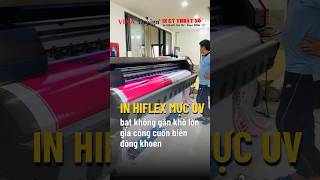 In Hiflex mực UV chừa biên - Bạt không gân - In Kỹ Thuật Số Since 2006