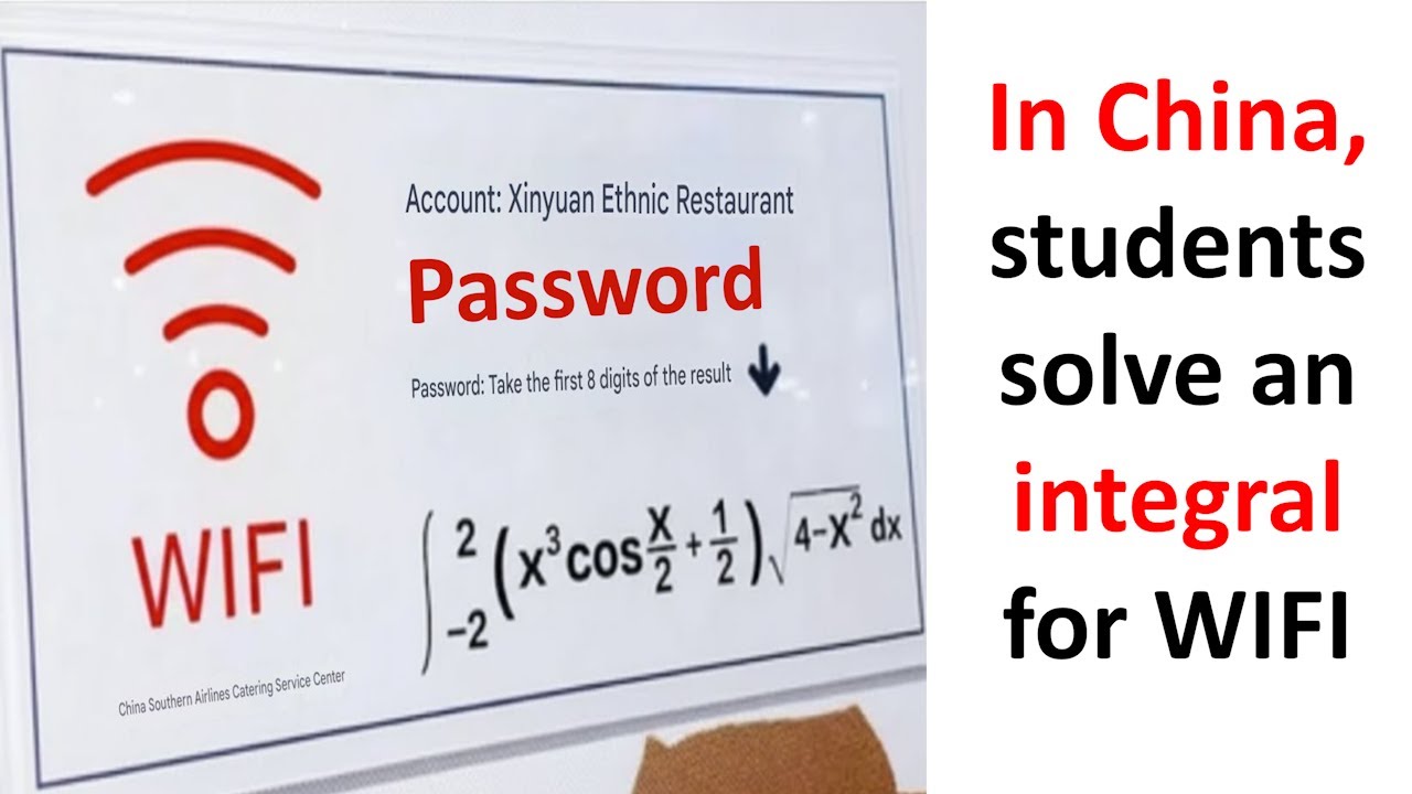 University tests your math skills for Wi-Fi password