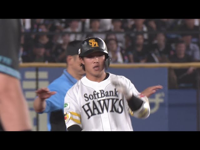 【6回表】同点タイムリー!! ホークス・井上朋也 アウトコースのボールをライト前にしぶとく落とす!! 2025年8月7日 千葉ロッテマリーンズ 対 福岡ソフトバンクホークス