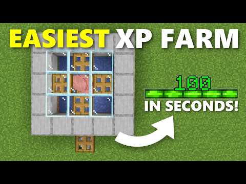 Minecraft NEW XP Farm in Bedrock Edition 1.21 (MCPE/Xbox/PS4/Nintendo Switch/Windows10)