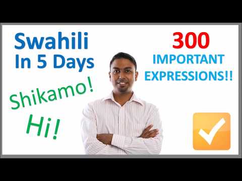 Learn Swahili in 5 Days - Conversation for Beginners