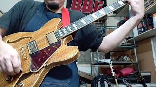 Video thumbnail for Ibanez AS93ZW-NT test by Papis Guitar