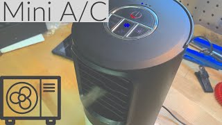 Cool Off Some This Summer With This Mini Evaporative A/C With COOL Lights!