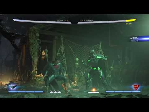 Injustice 2 - Batman Combo (21 Hits & 637 DMG)