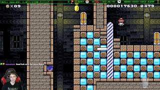 Super Mario Maker - ψγ私は、鬼畜隊の皆様を、応_援していますγψ　(ネタかも) by ψγYukkunγψ