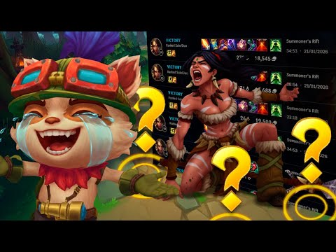 This NIDALEE has a 95% WIN RATE and ended up LIKE THIS... (Teemo Jungle) 📉