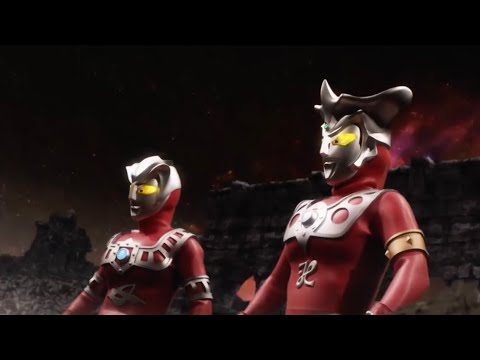 Ultraman Leo and Astra vs Absolutian Tartarus
