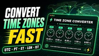 Plan Global Meetings Faster with This Time Zone Converter #timezone  #