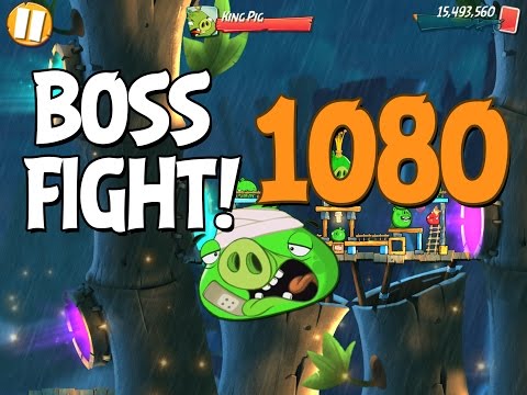 Angry Birds 2 Boss Fight 153! King Pig Level 1080 Walkthrough - iOS, Android