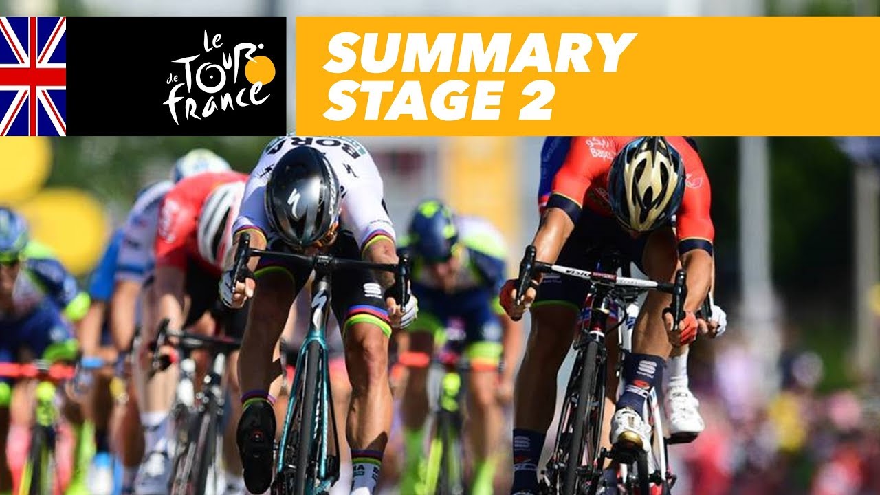 Summary - Stage 2 - Tour de France 2018 - YouTube