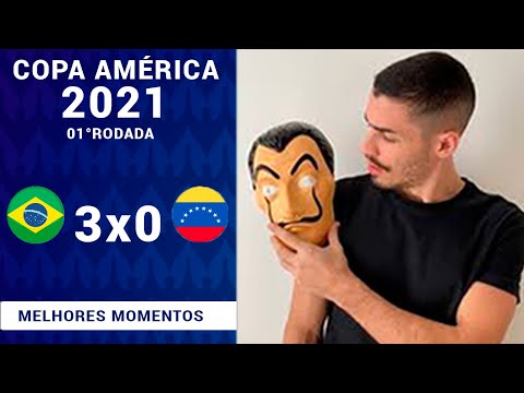 ESTAGIÁRIO REAGINDO A BRASIL 3 X 0 VENEZUELA | FASE DE GRUPOS DA COPA AMÉRICA 2021