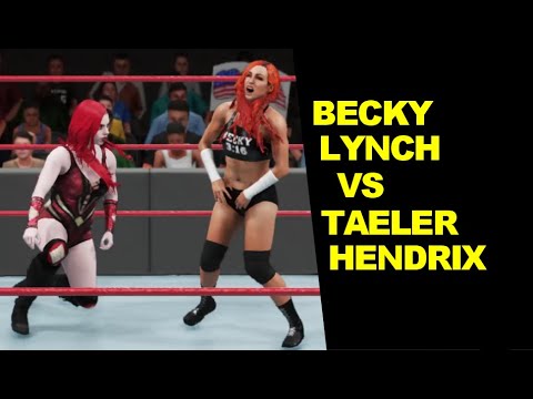 WWE 2K18 Becky Lynch vs Taeler Hendrix - Extreme Rules