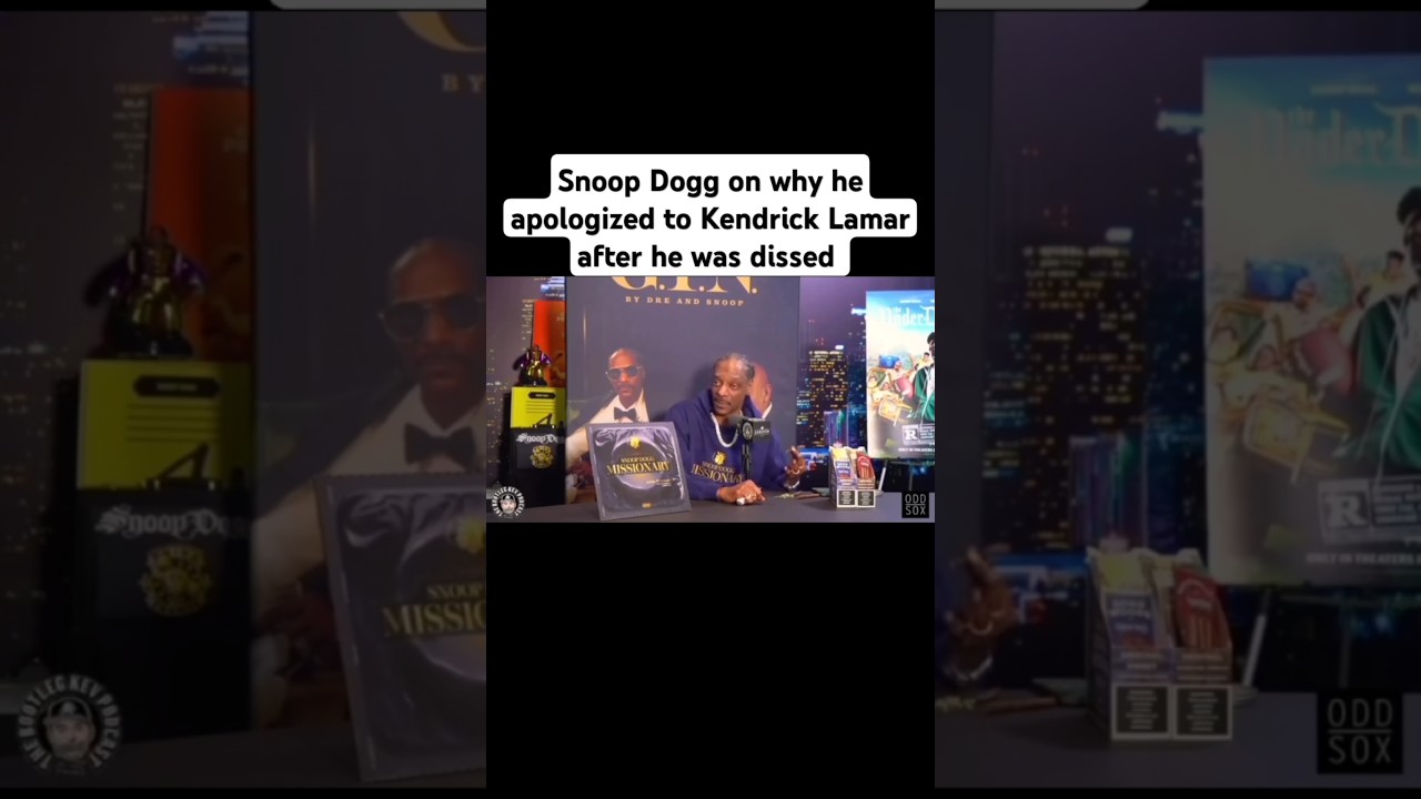 Snoop Dogg on why he apologized to Kendrick Lamar after he was dissed