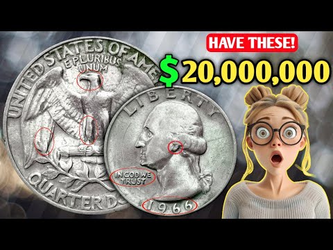 The Most Rare 1966 Error Washington Quarter Coin Value | How Much is a 1966 Quarter Dollar Worth?