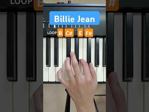 Billie Jean PIANO TUTORIAL (opening by Michael Jackson)
