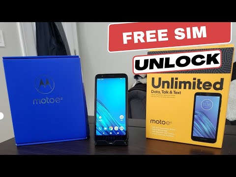 Unlock Motorola Moto E6 regional lock by code