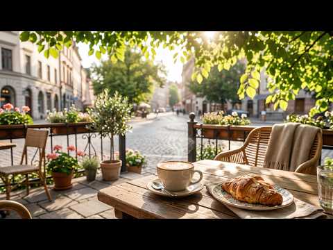 【カフェジャズBGM】朝のテラスとカプチーノ│Sunny Morning Café Jazz