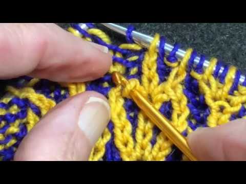 Fixing Mistakes in 2 Color Brioche Knitting 2/2
