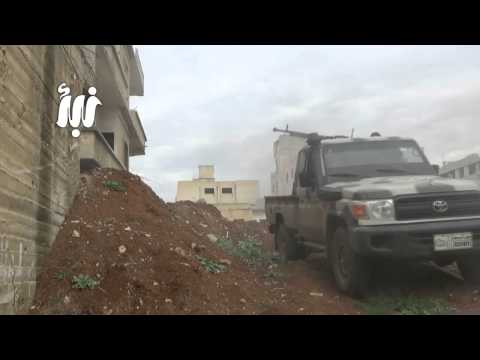 استهداف معاقل النظام في درعا المحطة من قبل تحالف صقور الجنوب