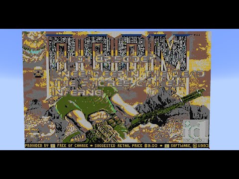 Doom (and Celeste and Mario) in Vanilla Minecraft using Wasmcraft