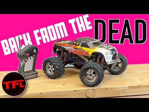 Will It Run? Traxxas T-Maxx First Cold Start After 10 Years!
