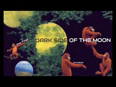 P̲ink F̲lo̲yd - "The D̲ark S̲ide of the Mo̲o̲n"  - F̲ull Album (AI Music Video)