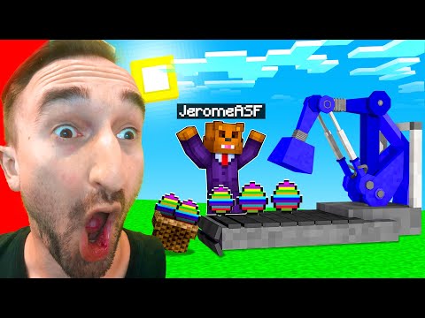 JeromeASF - Making An Egg Factory Tycoon in Minecraft