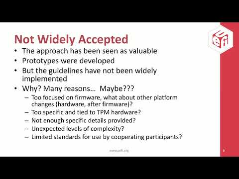 Firmware Integrity Measurements and Attestation