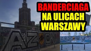 Banderowski graffitti w Warszawie