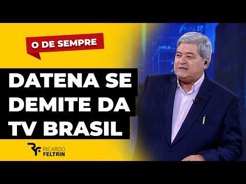 NEM ESQUENTOU CADEIRA: DATENA DEIXA TV BRASIL #ricardofeltrin