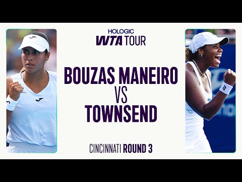 Jessica Bouzas Maneiro vs. Taylor Townsend | 2025 Cincinnati Round 3 | WTA Match Highlights
