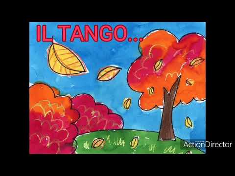 Il tango dell'autunno. Canzone per bambini con immagini associate al testo