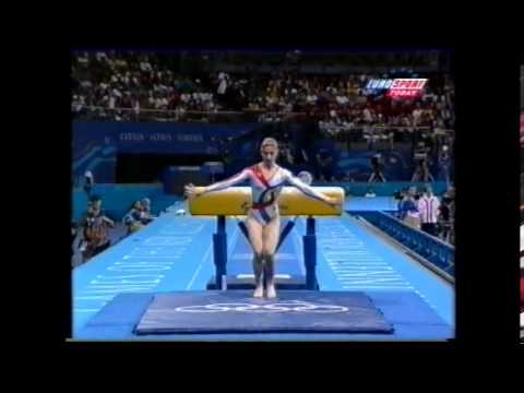 Maria OLARU (ROM) vault - 2000 Sydney Olympics Team Final