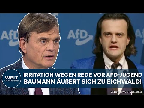 GIEßEN: Kuriose Rede vor AfD-Jugend! Bernd Baumann äußert sich zu Alexander Eichwald