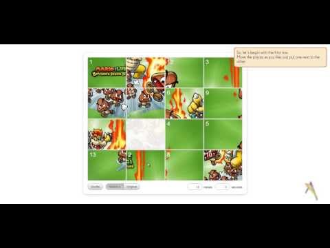 Tutorial - How to solve a slide puzzle - YouTube