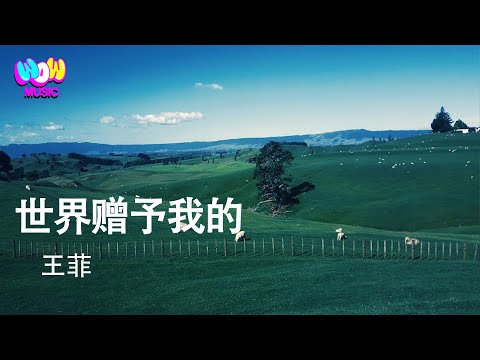王菲 - 世界贈予我的 『世界贈予我擁有 也贈予我回敬』動態歌詞MV