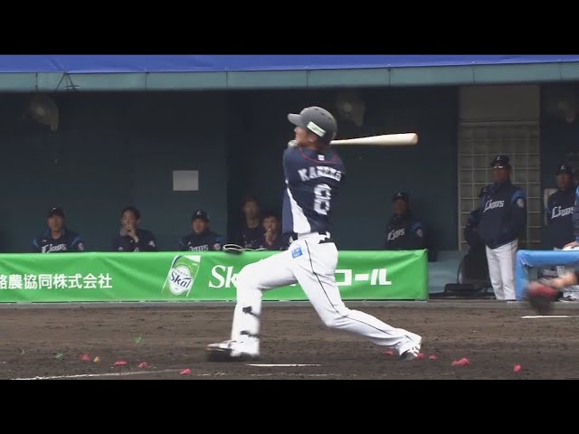 【5回表】ライオンズ・金子侑がリードを広げる2ランホームラン‼ 2019/2/27 H-E