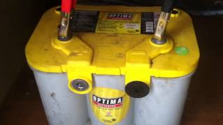 HOW TO REGENERATE AND RECHARGE A DEEPLY DISCHARGED OPTIMA GEL BATTERY PART:2