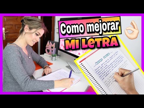 COMO MEJORAR MI LETRA | Tips de Estudio | Escribe Bonito y Ordenado | NatyGloss