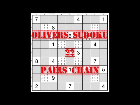 22 Sudoku Pairs Chain