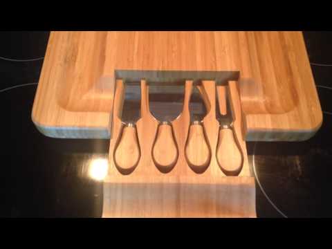 Bamboo Serving Tray Set of 4