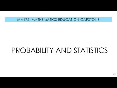 MA475 Probability and Statistics