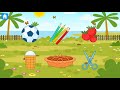 Learning With Blue Tractor About Objects And Foods
