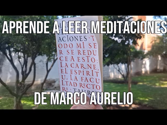 Vídeo relacionado con Meditaciones