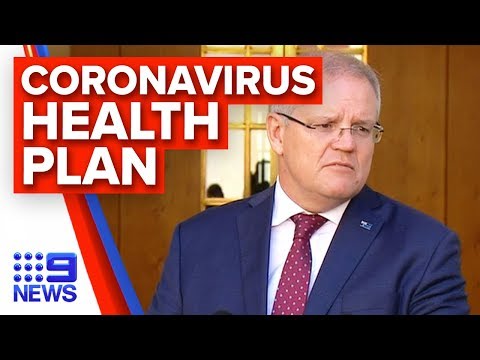 ニュース速報。首相は新しいコロナウイルス健康計画、渡航禁止を発表｜ナイン・ニュース・オーストラリア (Breaking News: PM announces new coronavirus health plan, travel ban | Nine News Australia)