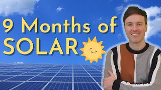 Are Solar Panels Worth it? 9 Month
