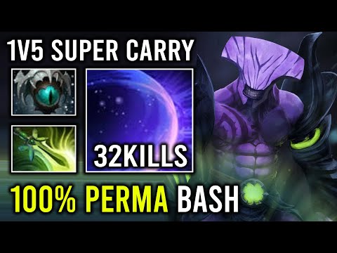 100% PERMA BASH LORD Unlimited Stun Lock Max Attack Speed Faceless Void Dota 2