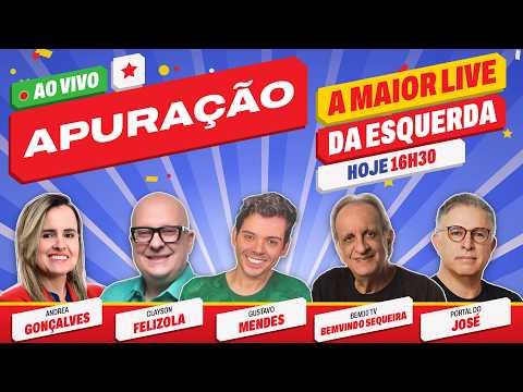 🔴 APURAÇÃO AO VIVO 2º TURNO 📢 LULA x FLÁVIO! LULA VENCEU AS ELEIÇÕES 2026!!