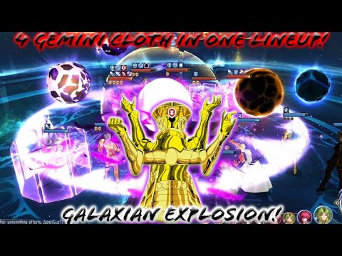 Saint Seiya Awakening (KOTZ) - 4 Gemini Cloth in One Lineup at PvP! Galaxian Explosion For Fun!